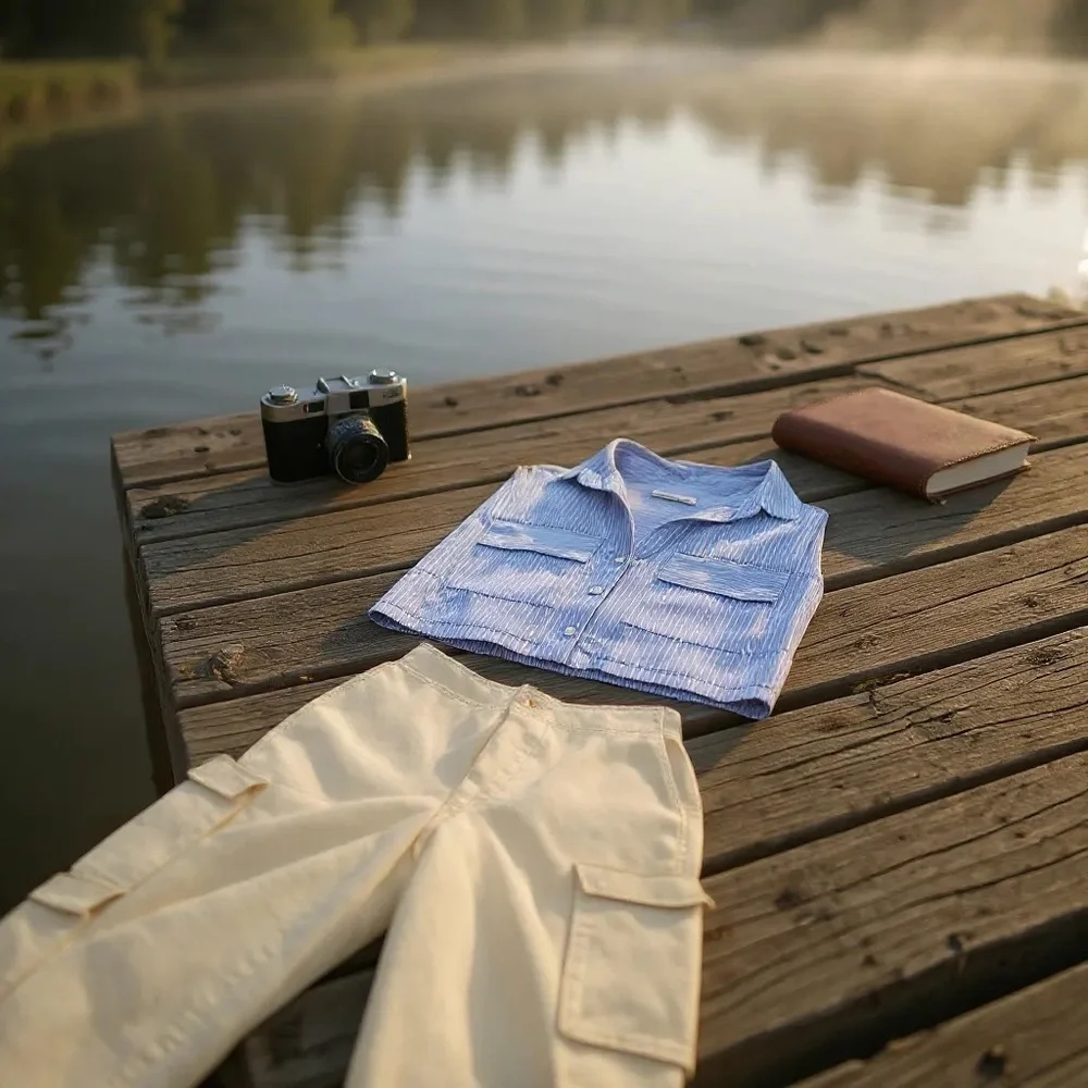 Abercrombie & Fitch Wide Leg Cargo Pants - Picture 3 of 3